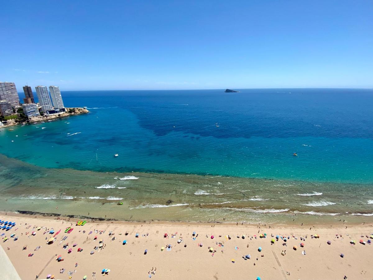 Apartamento Torre Levante, Primera Linea De Playa Benidorm Kültér fotó
