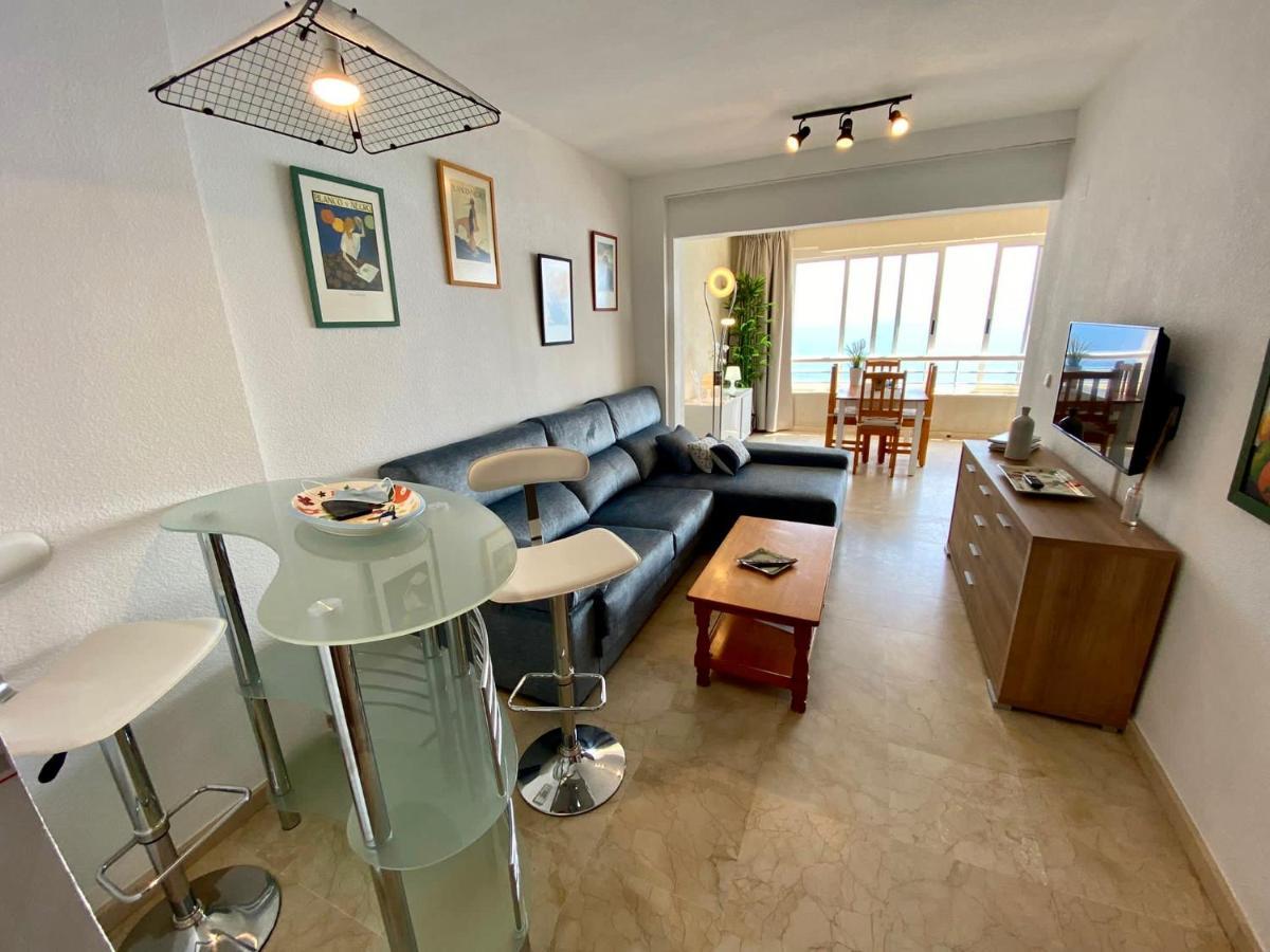 Apartamento Torre Levante, Primera Linea De Playa Benidorm Kültér fotó