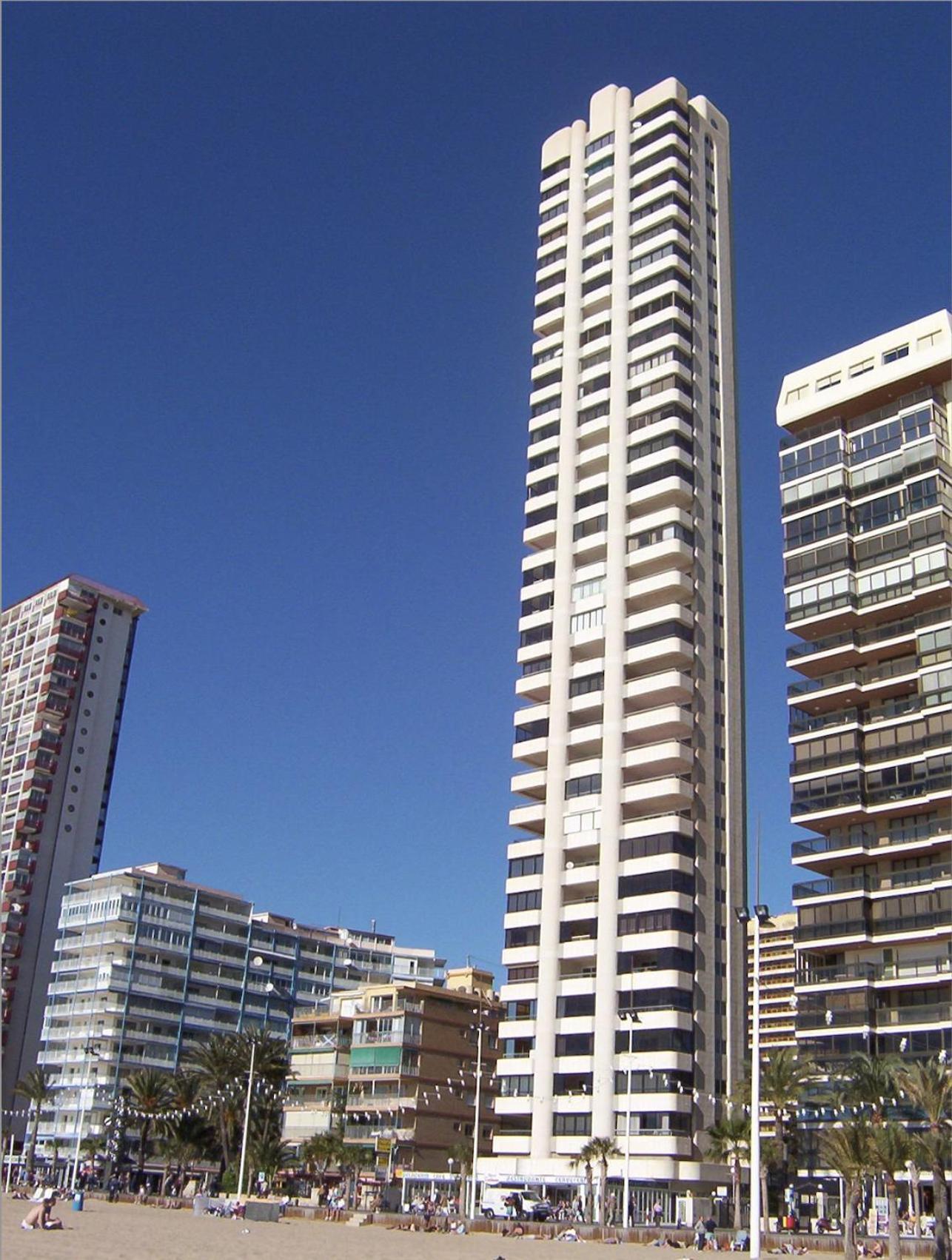 Apartamento Torre Levante, Primera Linea De Playa Benidorm Kültér fotó
